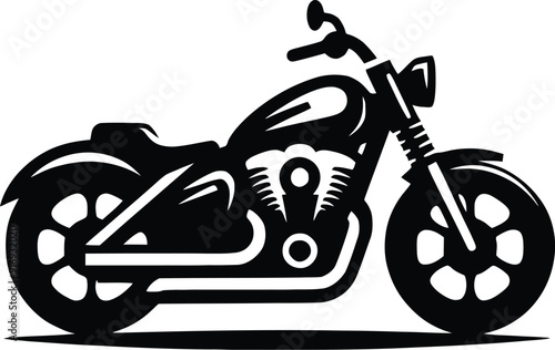 motorcycle sport bike silhouette