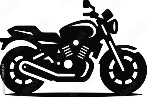 motorcycle sport bike silhouette