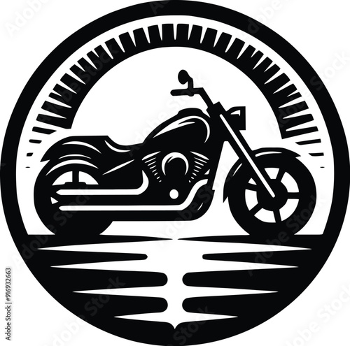 motorcycle sport bike silhouette