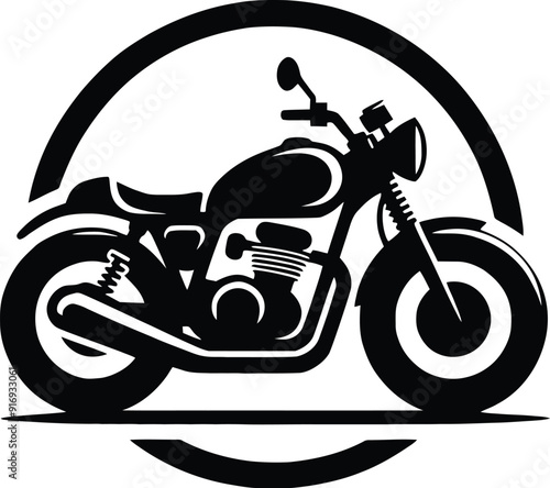 motorcycle sport bike silhouette