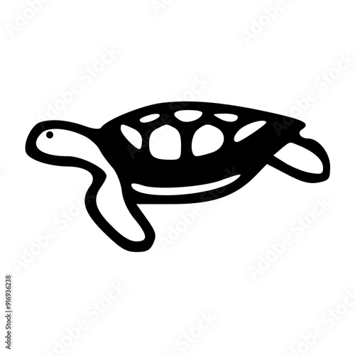 Photography green-turtle