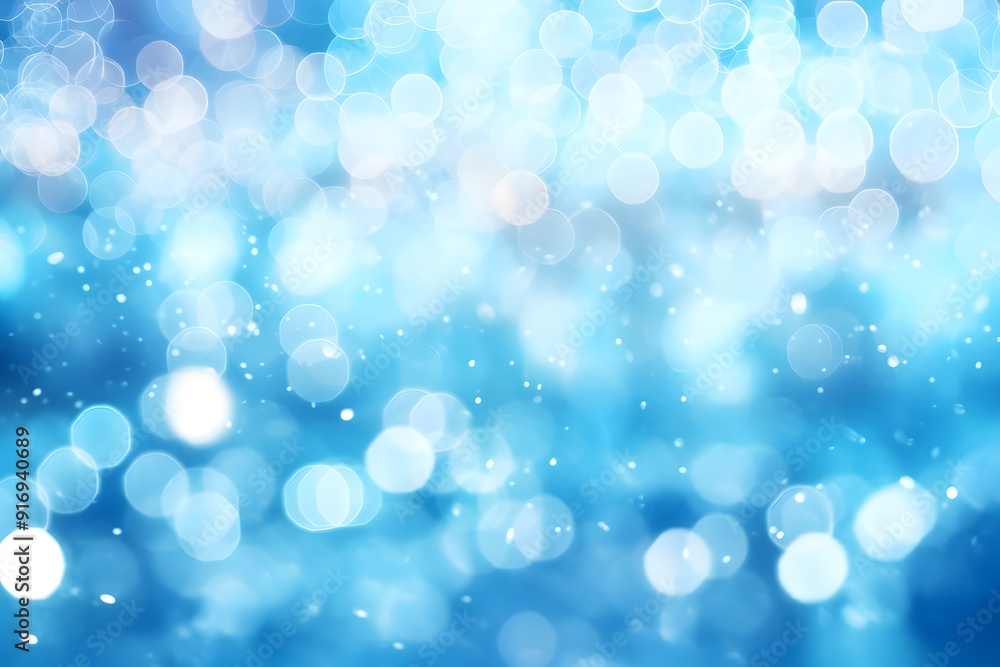 Ice Blue Bokeh background illustration Ice Blue Bokeh background illustration