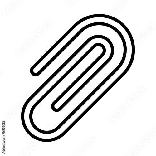 Attach File line icon