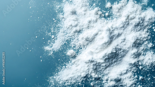 Wallpaper Mural White powder texture on blue background Torontodigital.ca