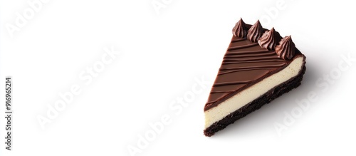 chocolate slice cheesecake ...