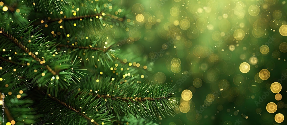 Green Christmas background with a fabric texture New Year background. with copy space image. Place for adding text or design Green Christmas background with a fabric texture New Year background. with copy space image. Place for adding text or design