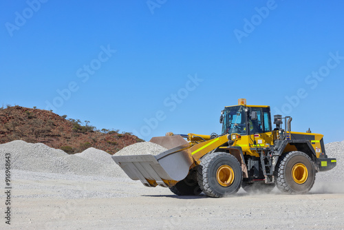 Tableau sur toile Front-end loader (bucket loader, payloader, high lift, scoop, shovel dozer, skid