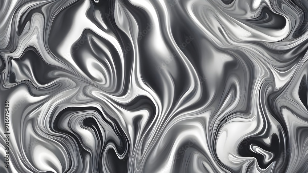 silver ink liquid background silver ink liquid background