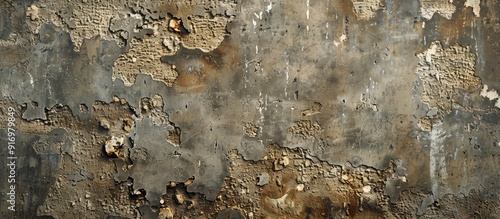 An image showcasing the intricate details of a weathered wall s texture with empty space for text or graphics. Creative banner. Copyspace image photo