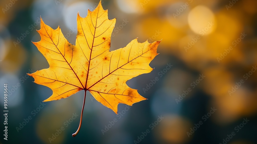 Autumn maple leaf a flattened structure of a higher plant similar to a blade that attaches directly to the stem or through the stem Leaves are the main organs of photosynthesis and tra : Generative AI Autumn maple leaf a flattened structure of a higher plant similar to a blade that attaches directly to the stem or through the stem Leaves are the main organs of photosynthesis and tra : Generative AI