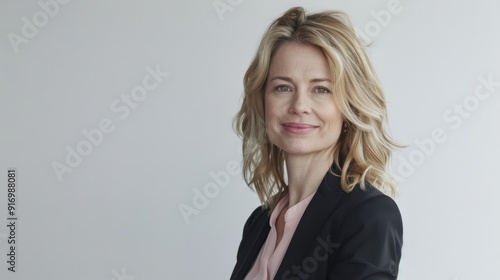 The smiling professional woman