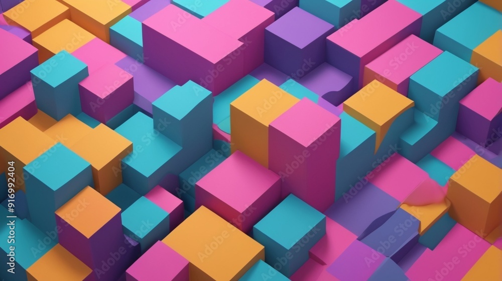 Obraz premium abstract background of cubes