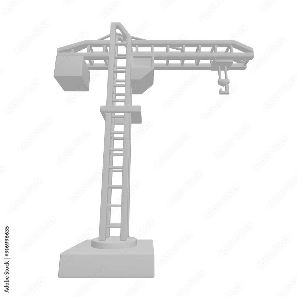 Construction crane tower. Building concept Construction crane tower. Building concept