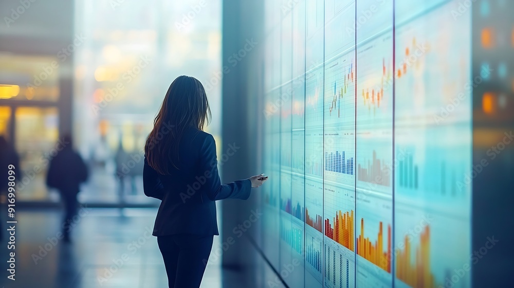 Fototapeta premium HR People analytics concept Transforming HR landscape to achieve sustainable business success Deeply data driven and goal focused people processes functions challenges and opportunitie : Generative AI