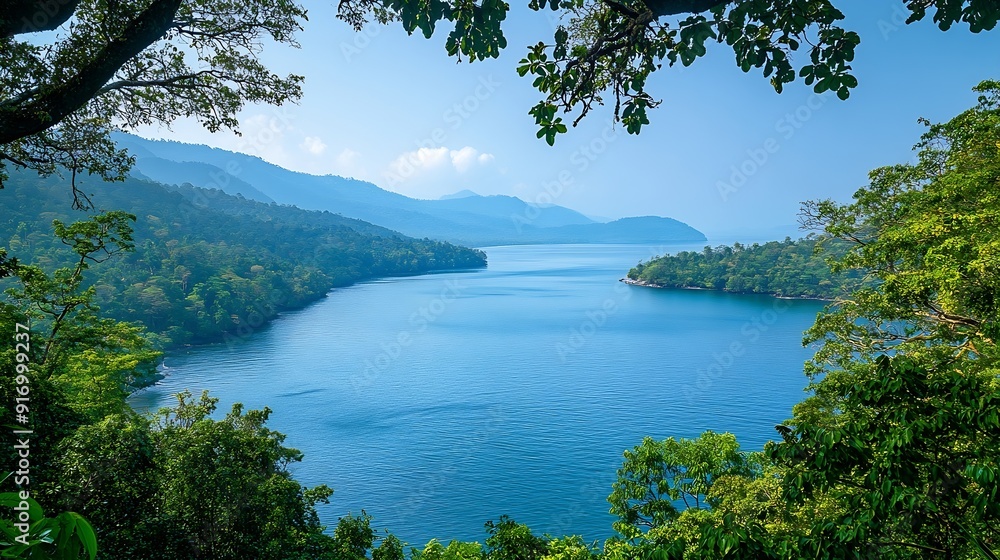 The coastlines of the Andaman Islands feature picturesque hills offering stunning views and supporting diverse ecosystems rich in marine life and unique terrestrial flora and fauna : Generative AI The coastlines of the Andaman Islands feature picturesque hills offering stunning views and supporting diverse ecosystems rich in marine life and unique terrestrial flora and fauna : Generative AI