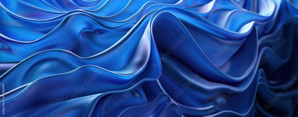 Obraz premium Abstract Blue Fabric Texture