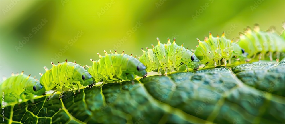 The rice leaf folder larvae can adapt to high temperatures through multi generational heat selection as shown in the copy space image The rice leaf folder larvae can adapt to high temperatures through multi generational heat selection as shown in the copy space image