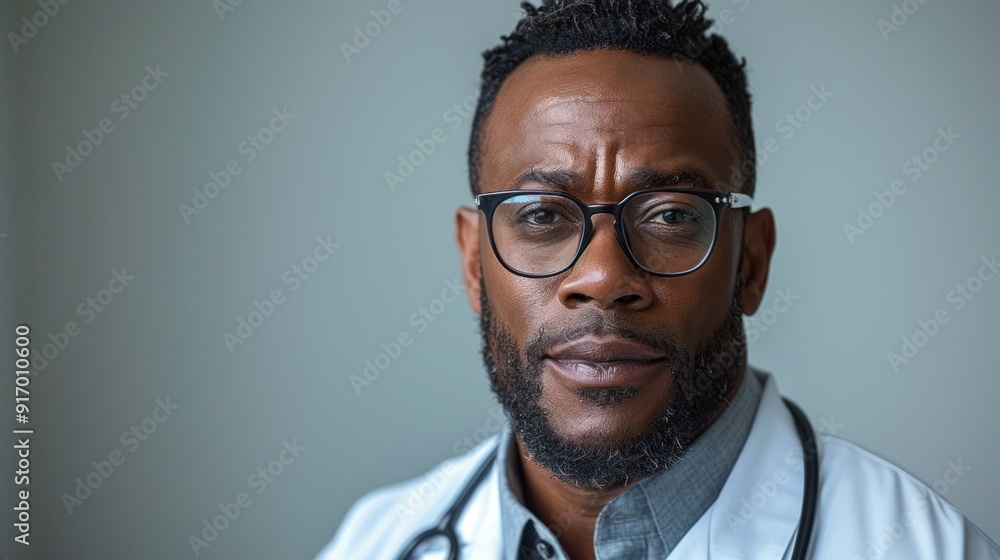 Photo portrait of a man doctor Photo portrait of a man doctor