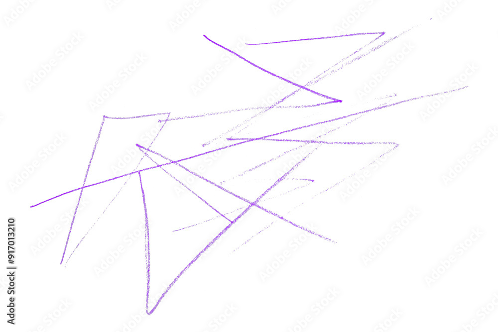 Purple pencil lines on transparent background. Purple pencil lines on transparent background.