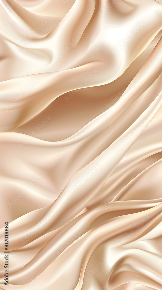 Fototapeta premium Light colored satin background illustration