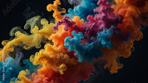 color of water , AI Generated.