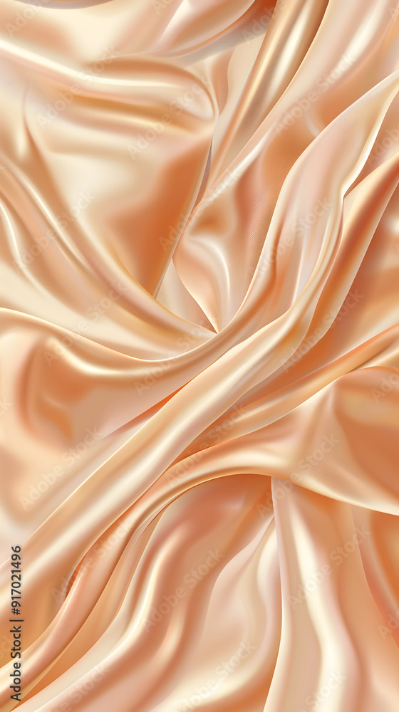 Fototapeta premium Light colored satin background illustration