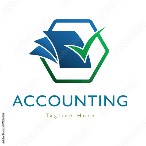 Accounting logo template
