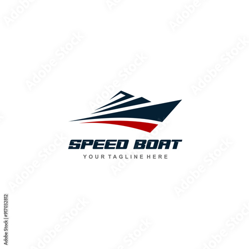 Speed Boat Logo Design. Suitable for your design need, logo, illustration, animation, etc.
