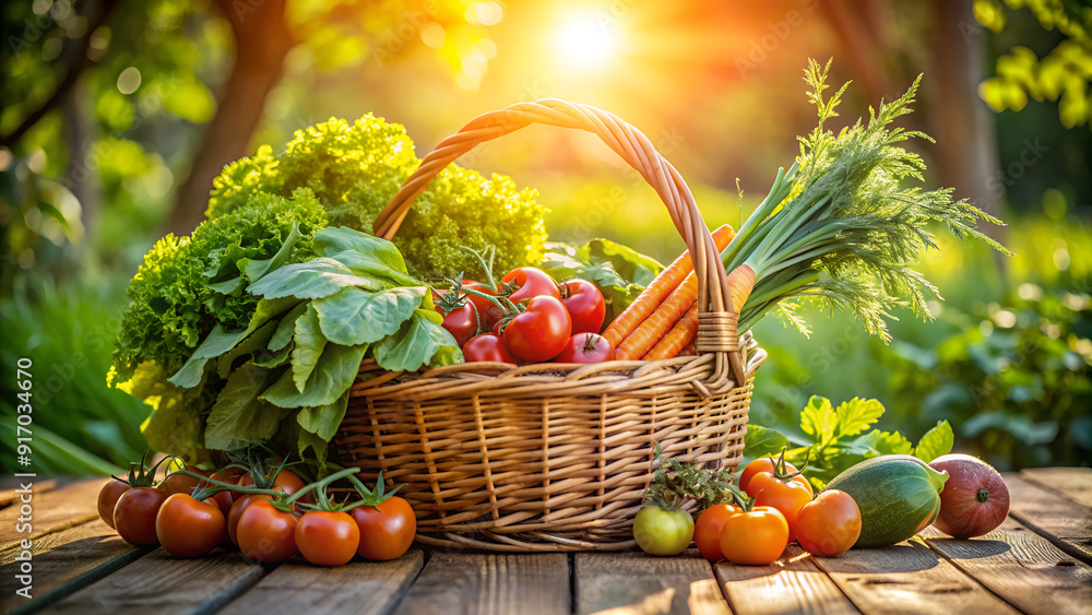 vegetables in the basket vegetables in the basket
