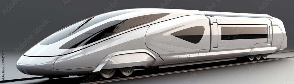 Futuristic train design showcasing sleek lines and modern aesthetic, ideal for technology and transportation themes. Futuristic train design showcasing sleek lines and modern aesthetic, ideal for technology and transportation themes.