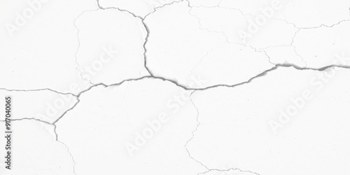 Crack concrete white wall background. Crack white concrete wall texture. white cement wall with crack. Abstract grunge concrete wall distressed texture background. wall with a crack. 