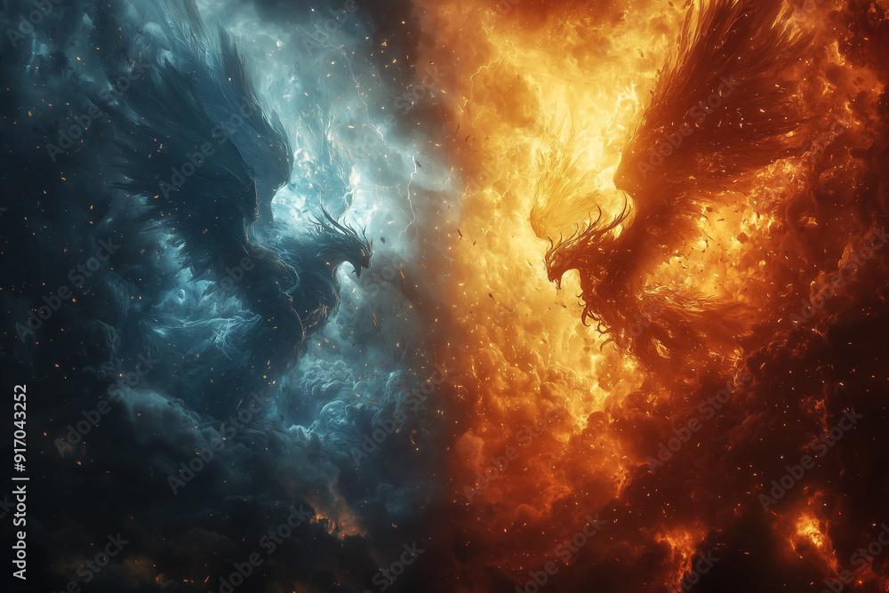 Ethereal Warfare: Heaven and Hell Collide - Generative AI Ethereal Warfare: Heaven and Hell Collide - Generative AI