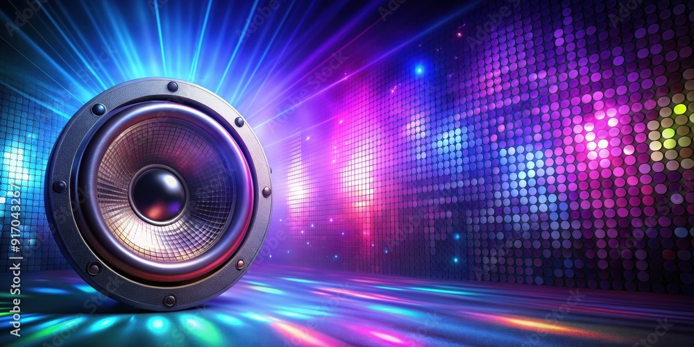 Disco club party speaker in , disco, club, party, audio, speaker,, music, sound system, colorful, dance, night life Disco club party speaker in , disco, club, party, audio, speaker,, music, sound system, colorful, dance, night life