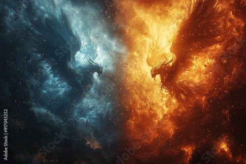 Ethereal Warfare: Heaven and Hell Collide - Generative AI