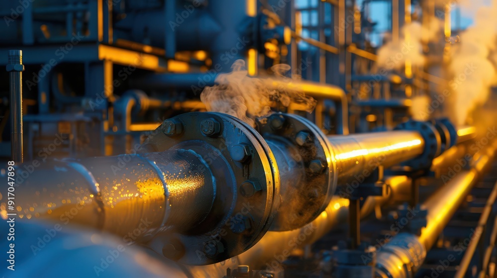 A close-up of carbon capture technology being used to reduce CO2 emissions from industrial processes A close-up of carbon capture technology being used to reduce CO2 emissions from industrial processes