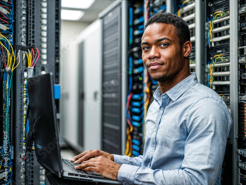 businessman working on computer