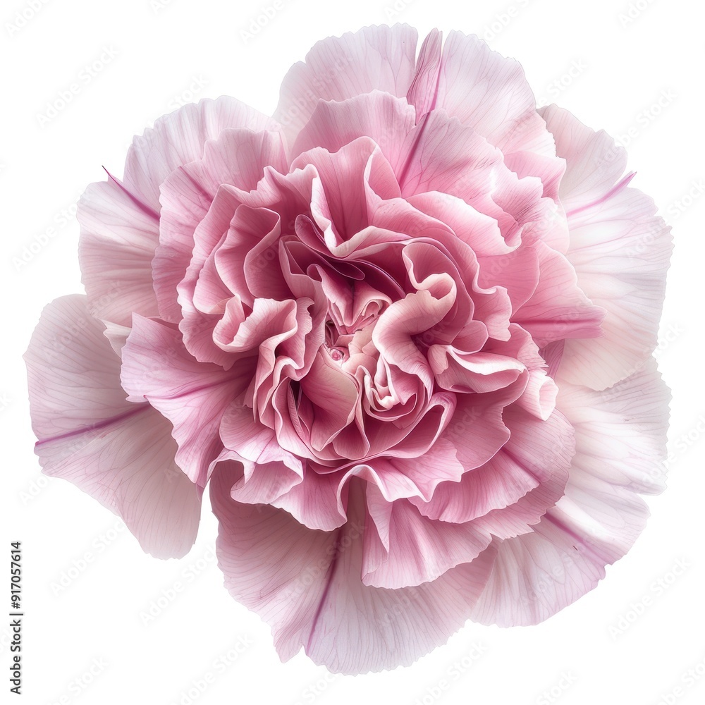 Close-up of a delicate pink flower blossom. Close-up of a delicate pink flower blossom.