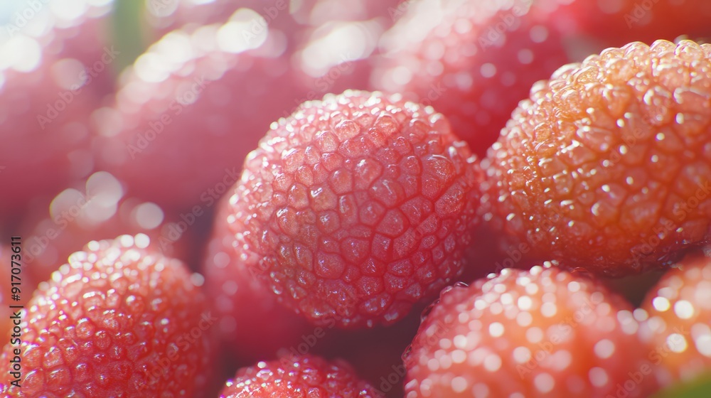 Macro Fresh Juicy on lychee fruit background. Close-up photo, summer Thai food. Generation of Ai Macro Fresh Juicy on lychee fruit background. Close-up photo, summer Thai food. Generation of Ai