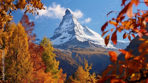 Autumnal View of the Matterhorn