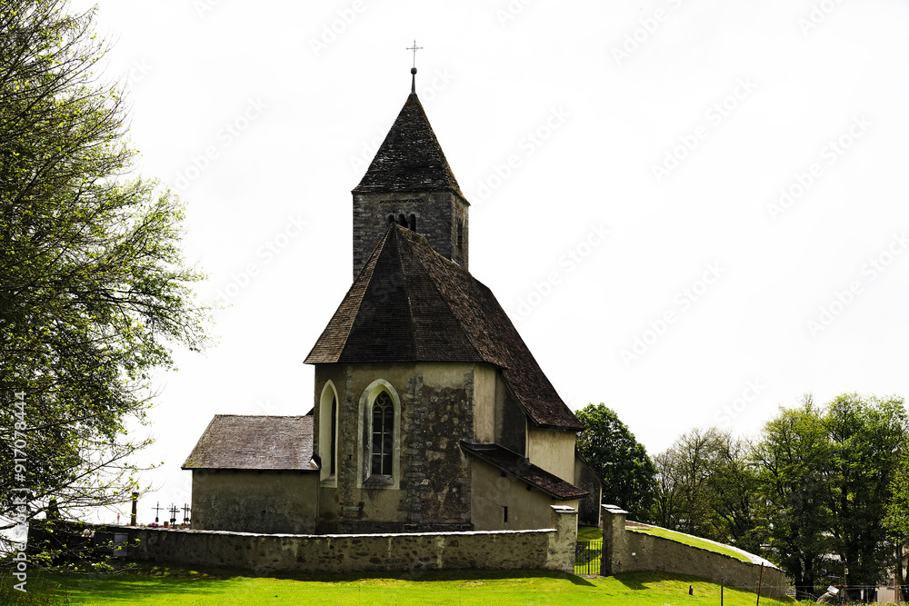 Kirche St. Remigius, Falera, Kanton Graubünden, Schweiz Kirche St. Remigius, Falera, Kanton Graubünden, Schweiz