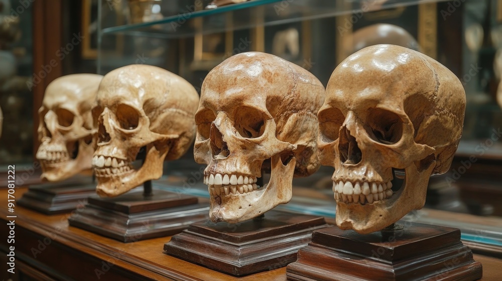 Dark Pile of Skulls Horrifying Scene Dark Pile of Skulls Horrifying Scene