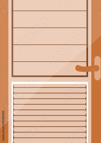upvc door windows illustration