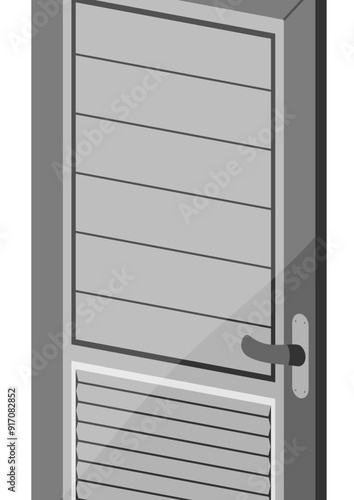 upvc door windows illustration