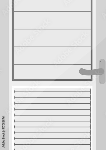 upvc door windows illustration