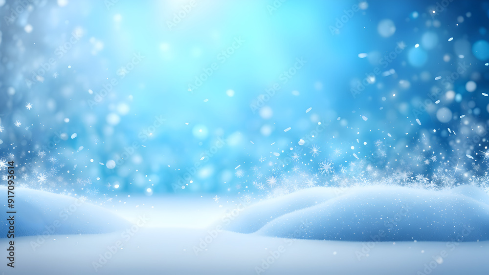 A serene winter landscape featuring snow-covered trees, delicate snowflakes falling from the sky, and a festive holiday atmosphere with a touch of Christmas magic A serene winter landscape featuring snow-covered trees, delicate snowflakes falling from the sky, and a festive holiday atmosphere with a touch of Christmas magic