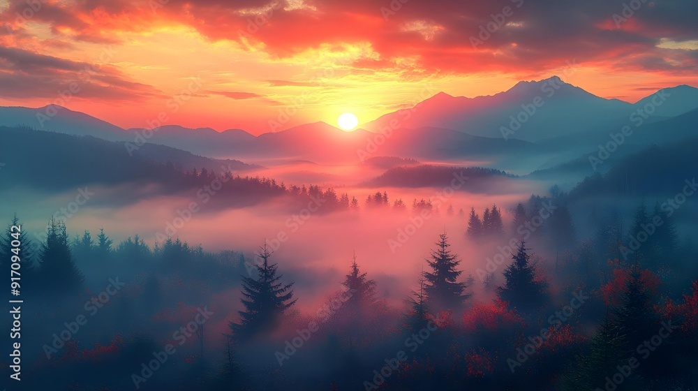 Naklejka premium Eternal Horizons