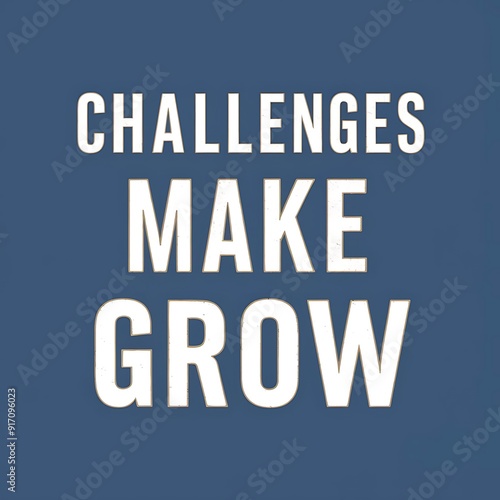 Challenges make you grow colorful background and text (T-shirt Design Motivational Quote, Illustration ,Typography)