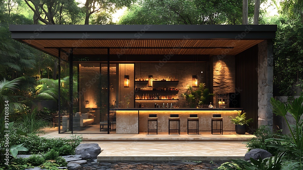 Masterpiece natural achitectural, super realistic and modern interior ...