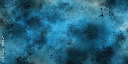 Abstract Blue Watercolor Background