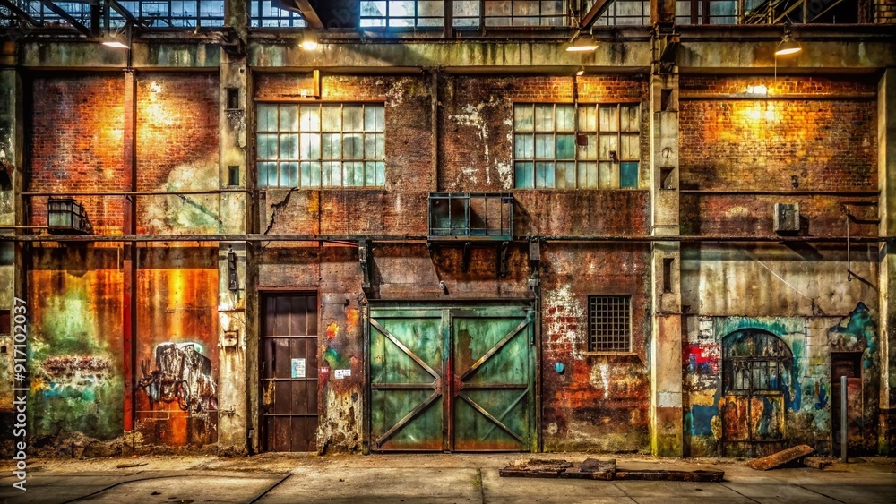 Rough-hewn industrial backdrop with worn, distressed textures, faded metallic tones, and gritty, graffiti-inspired accents evoking a rebellious, urban aesthetic. Rough-hewn industrial backdrop with worn, distressed textures, faded metallic tones, and gritty, graffiti-inspired accents evoking a rebellious, urban aesthetic.